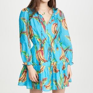FARM RIO MINI DRESS BANANA SUN DRESS